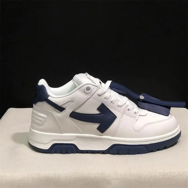 New Arrival Color Block Board Shoes Arrow Patchwork Decoration Lace-up Sneakers Off White Style Non-slip Casual Sports Footwear