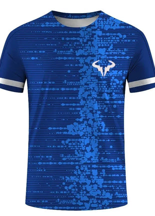 Série de badminton et de tennis T-shirt col rond à manches courtes pour sports extrêmes en plein air homme et femme imprimé 3D