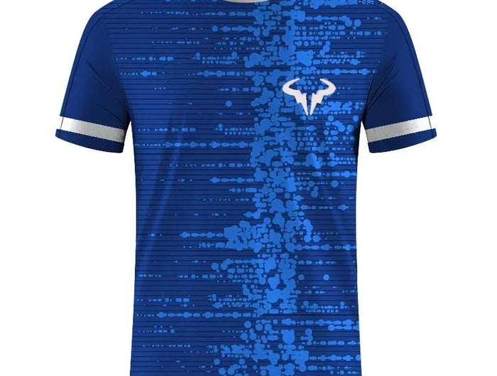 3D Printed Men's and Women's Outdoor Extreme Sports Short Sleeve Round Neck T-Shirt Badminton and Tennis Series