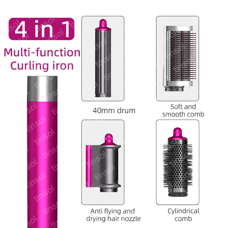 6-in-1 multifunctional hair styler, 110,000 RPM high-speed hair care, ionic hair dryer, quick drying, automatic curling set