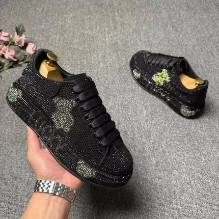 2026 spring and autumn new trendy brand low-top hot diamond board shoes men's lace-up versatile sports dad shoes