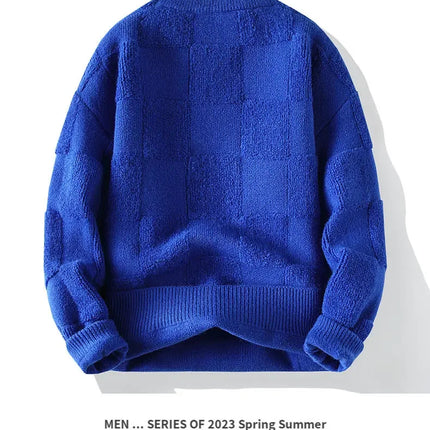New Winter Men O-neck Knitted Pullovers Man Fleece WarmTurtlenecks Sweaters Man Casual Sweaters Quality Male Pullovers Size 4XL