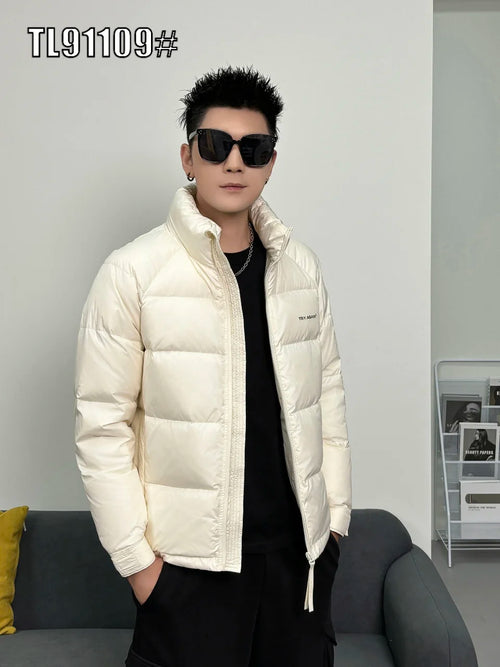 Piumino Uomo Collo Alto Business Casual Leggero