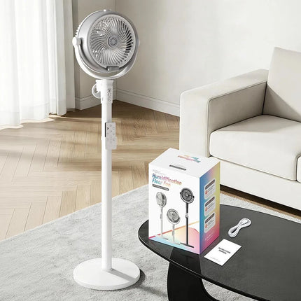 3 in 1 telecomando intelligente umidificatore ventilatore da pavimento ventila circolatore piedistallo supporto ventilatore regolabile in altezza 4 velocità condizionatore d'aria