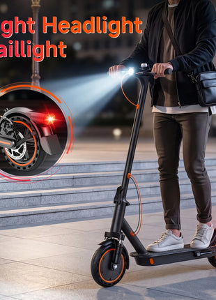 Monopattino Elettrico TODIMART T6 per Adulti, Motore 350W (Picco 500W), Batteria 36V 7.8Ah, Pneumatici Solidi a Nido d'Ape Antiesplosione da 8.5 Pollici, Connessione APP, Pieghevole
