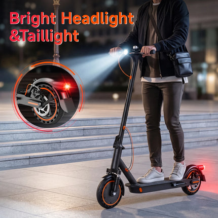 Monopattino Elettrico TODIMART T6 per Adulti, Motore 350W (Picco 500W), Batteria 36V 7.8Ah, Pneumatici Solidi a Nido d'Ape Antiesplosione da 8.5 Pollici, Connessione APP, Pieghevole