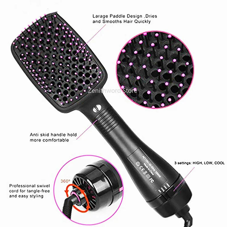 Great Deal, One-Step Comb, Negative Ion Hair Dryer, Curling Brush, Wet and Dry Straight Curler, Hot Air Comb