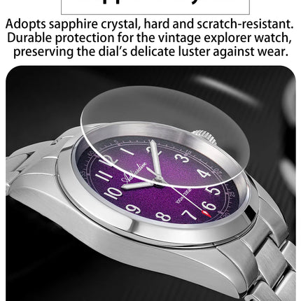 ADDIESDIVE 2026 New Luxury Men Quartz Watch 100M Waterproof Sapphire Glass Super Luminous Stainless Steel Business Wristwatches