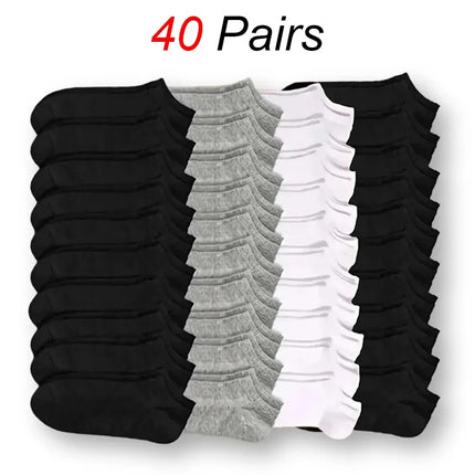 Calzini da barca unisex casual in tinta unita Calzini sottili e traspiranti comodi antiodore che assorbono il sudore per uomo donna nero, bianco, grigio