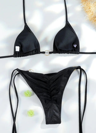 Miyouj Nuovi Bikini Stampati Costumi da bagno Donna Costume da bagno sexy Fasciatura Bikini Set 2024 Beachwear String Costumi da bagno Micro Biquinis platinumshop