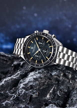 PAGANI DESIGN 2026 Nuovo CK2988 Orologio da Polso da Uomo al Quarzo di Lusso Retrò con Funzione Luna, Vetro Zaffiro e Cronografo di Precisione