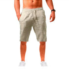 Nuovi uomini primavera tasche Casual pantaloni pantaloncini bottoni corti uomo Bodybuilding pantaloncini da uomo pantaloncini da corsa in lino di cotone bermuda platinumshop