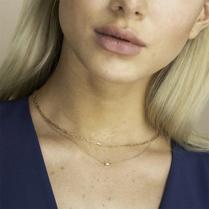 DPLAOPA 925 Sterling Silver Gold Solo trilioni Pave CZ zircone cuscino collana lunga catena pera Choker donne monete di lusso gioielli PlatiNum
