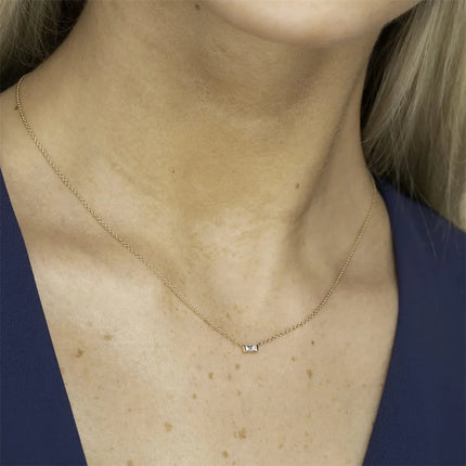DPLAOPA 925 Sterling Silver Gold Solo trilioni Pave CZ zircone cuscino collana lunga catena pera Choker donne monete di lusso gioielli PlatiNum