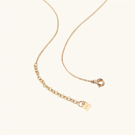 DPLAOPA 925 Sterling Silver Gold Solo trilioni Pave CZ zircone cuscino collana lunga catena pera Choker donne monete di lusso gioielli PlatiNum
