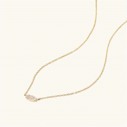 DPLAOPA 925 Sterling Silver Gold Solo trilioni Pave CZ zircone cuscino collana lunga catena pera Choker donne monete di lusso gioielli PlatiNum