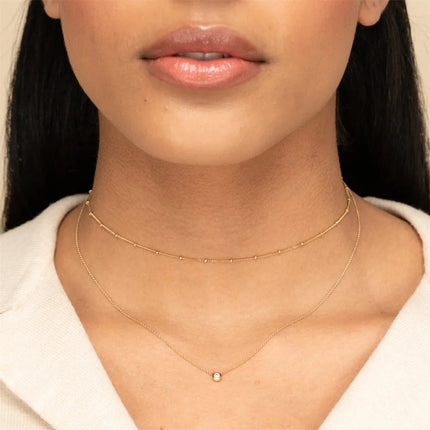 DPLAOPA 925 Sterling Silver Gold Solo trilioni Pave CZ zircone cuscino collana lunga catena pera Choker donne monete di lusso gioielli PlatiNum