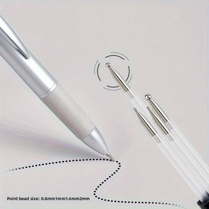 Nail Dotting Pen Nail Art Dotting Tools in Ballpoint Pen Design Nail Art Tip Dot Paint Manicure Kit for Dot Drawing Home Salon