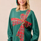 GREEN/RED PLAID