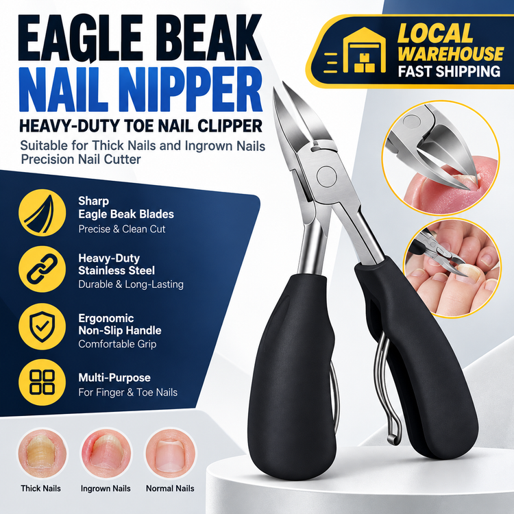 Ingrown Toenail Hawkbill Pliers, Heavy-Duty Toenail Clippers, Suitable for Thick and Ingrown Nails, Precision Nail Clippers.