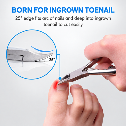 Ingrown Toenail Hawkbill Pliers, Heavy-Duty Toenail Clippers, Suitable for Thick and Ingrown Nails, Precision Nail Clippers.